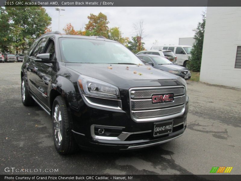 Carbon Black Metallic / Ebony 2015 GMC Acadia Denali AWD