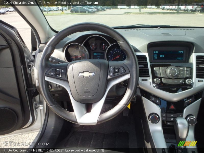 Silver Ice Metallic / Medium Titanium 2014 Chevrolet Cruze LT