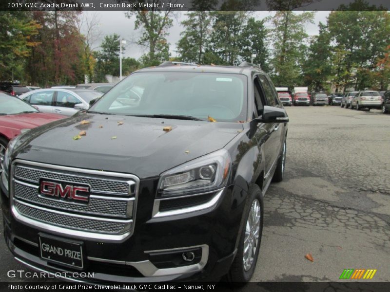 Carbon Black Metallic / Ebony 2015 GMC Acadia Denali AWD