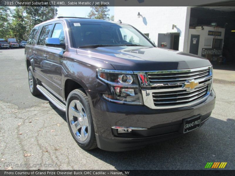 Sable Metallic / Jet Black 2015 Chevrolet Suburban LTZ 4WD