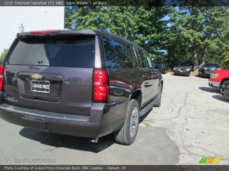 Sable Metallic / Jet Black 2015 Chevrolet Suburban LTZ 4WD