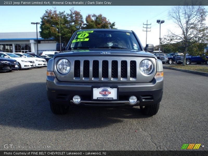 Mineral Gray Metallic / Dark Slate Gray 2013 Jeep Patriot Limited 4x4