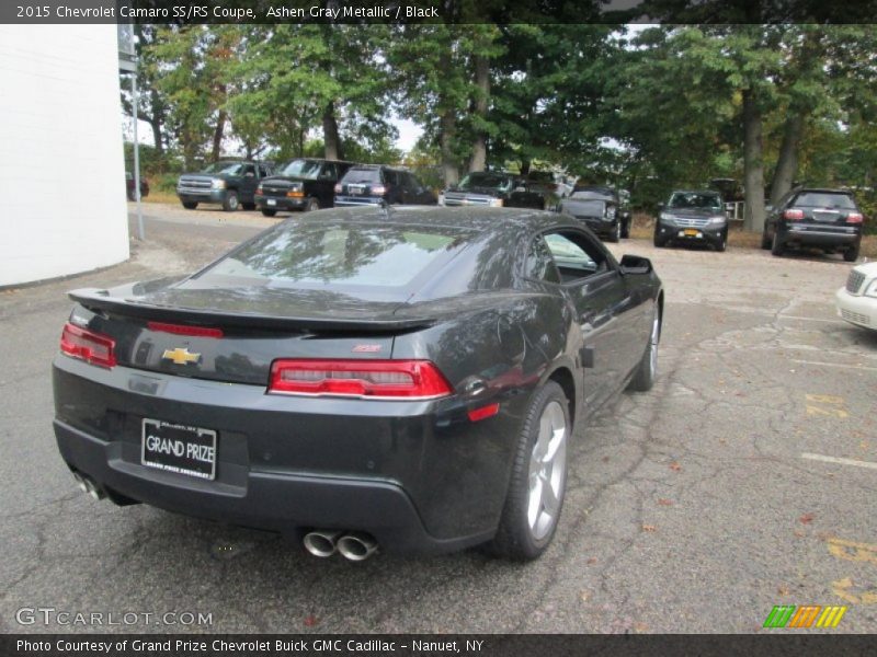 Ashen Gray Metallic / Black 2015 Chevrolet Camaro SS/RS Coupe