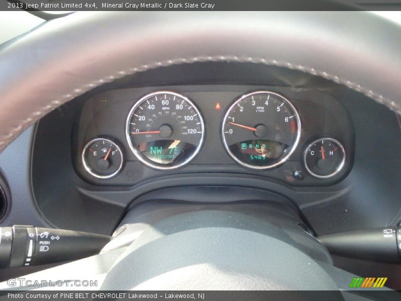 Mineral Gray Metallic / Dark Slate Gray 2013 Jeep Patriot Limited 4x4