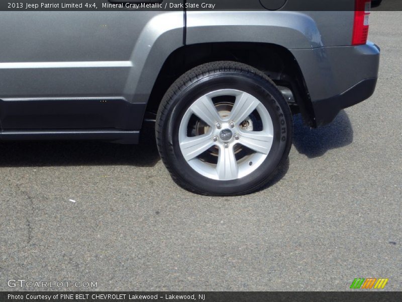 Mineral Gray Metallic / Dark Slate Gray 2013 Jeep Patriot Limited 4x4