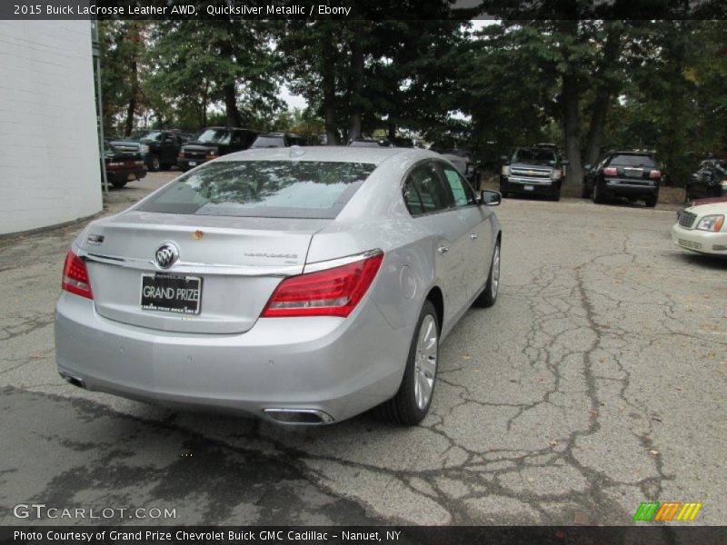 Quicksilver Metallic / Ebony 2015 Buick LaCrosse Leather AWD