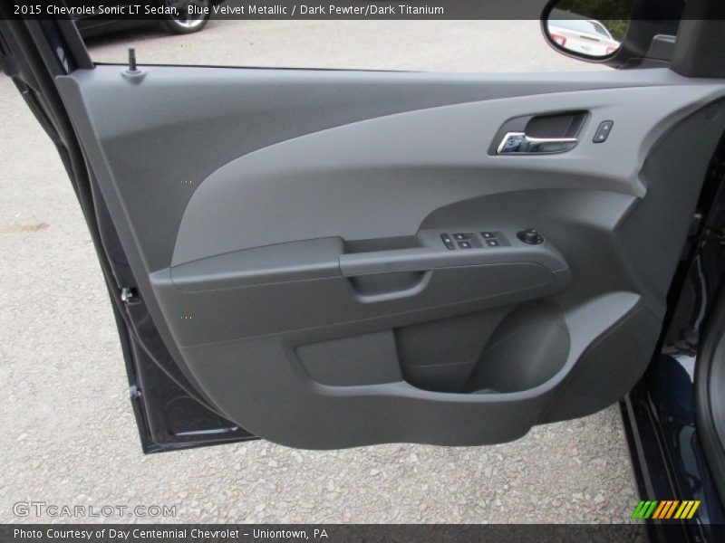 Blue Velvet Metallic / Dark Pewter/Dark Titanium 2015 Chevrolet Sonic LT Sedan