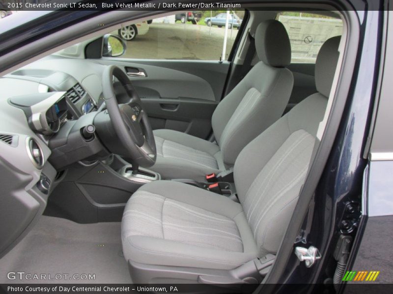 Front Seat of 2015 Sonic LT Sedan