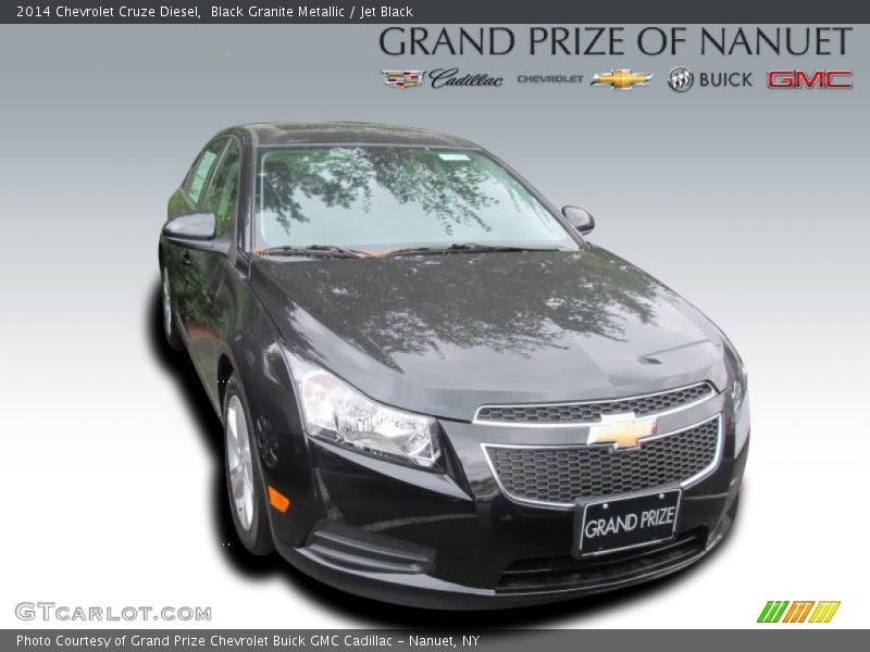 Black Granite Metallic / Jet Black 2014 Chevrolet Cruze Diesel