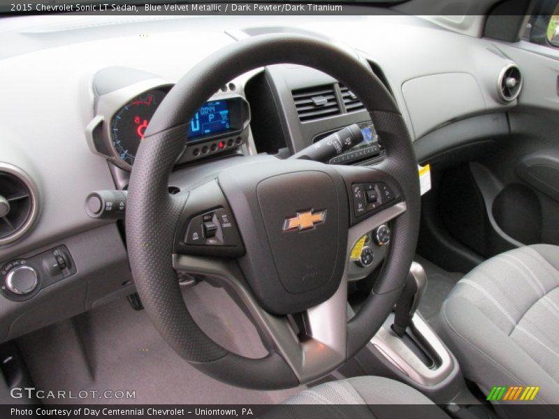 Blue Velvet Metallic / Dark Pewter/Dark Titanium 2015 Chevrolet Sonic LT Sedan
