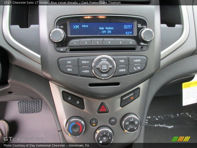 Blue Velvet Metallic / Dark Pewter/Dark Titanium 2015 Chevrolet Sonic LT Sedan