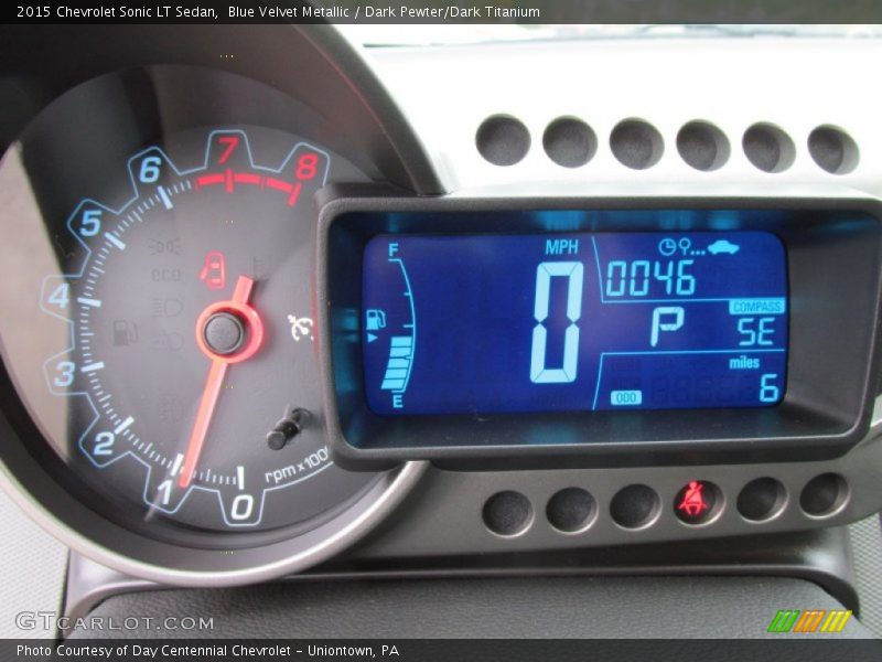Blue Velvet Metallic / Dark Pewter/Dark Titanium 2015 Chevrolet Sonic LT Sedan