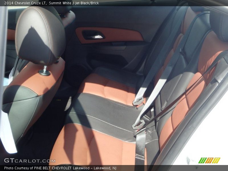 Summit White / Jet Black/Brick 2014 Chevrolet Cruze LT