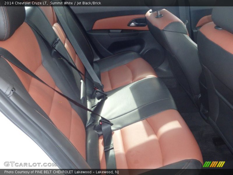 Summit White / Jet Black/Brick 2014 Chevrolet Cruze LT
