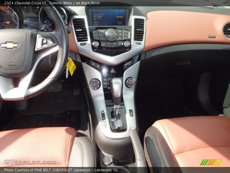 Summit White / Jet Black/Brick 2014 Chevrolet Cruze LT