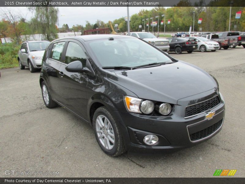 Ashen Gray Metallic / Dark Pewter/Dark Titanium 2015 Chevrolet Sonic LT Hatchback