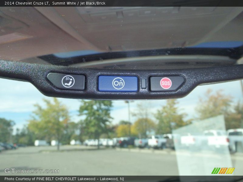 Summit White / Jet Black/Brick 2014 Chevrolet Cruze LT