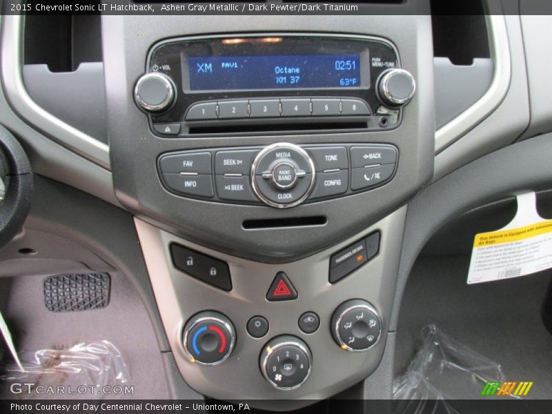 Ashen Gray Metallic / Dark Pewter/Dark Titanium 2015 Chevrolet Sonic LT Hatchback
