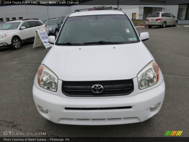 Super White / Dark Charcoal 2004 Toyota RAV4 4WD