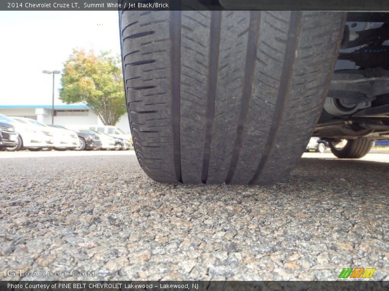 Summit White / Jet Black/Brick 2014 Chevrolet Cruze LT