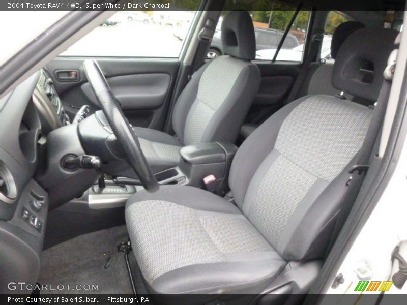 Super White / Dark Charcoal 2004 Toyota RAV4 4WD