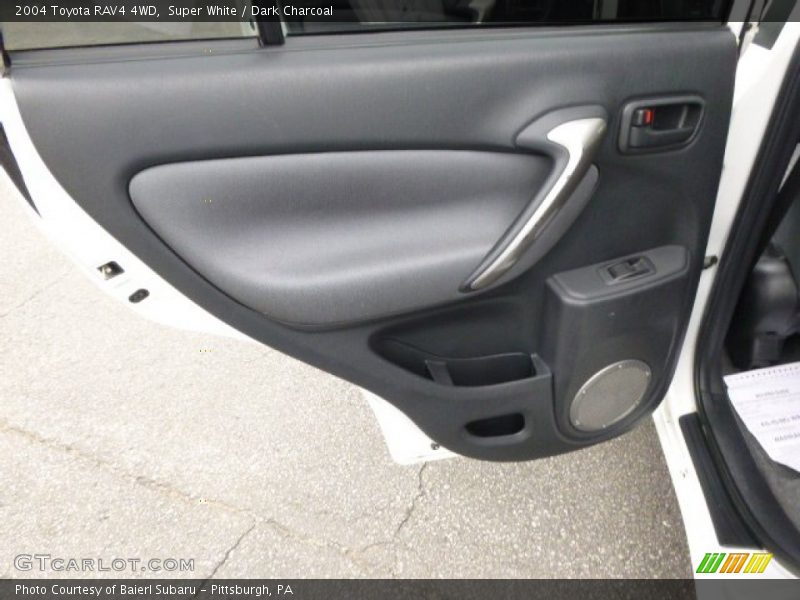 Super White / Dark Charcoal 2004 Toyota RAV4 4WD
