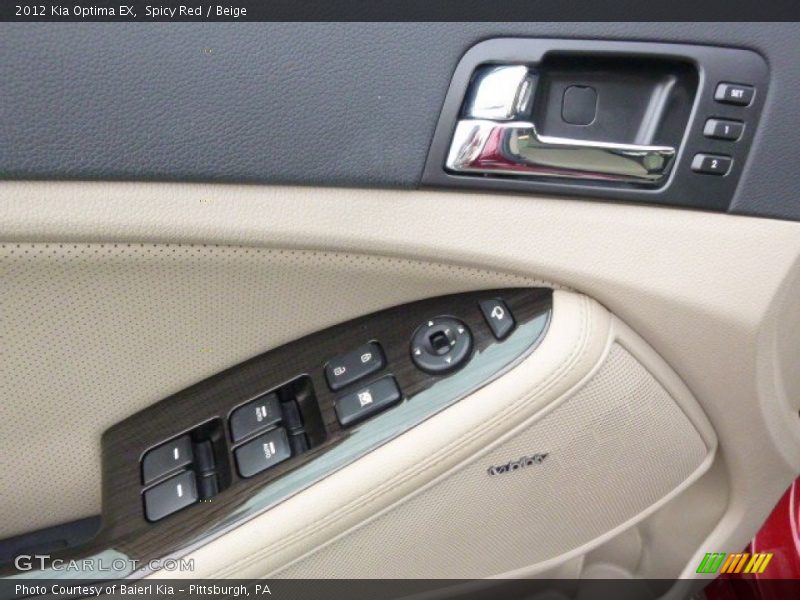 Spicy Red / Beige 2012 Kia Optima EX