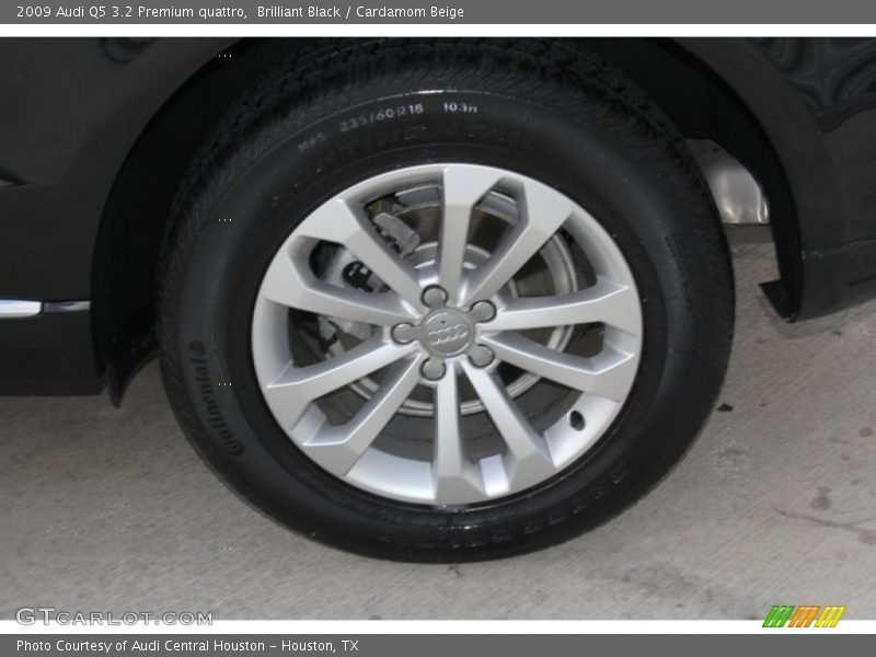 Brilliant Black / Cardamom Beige 2009 Audi Q5 3.2 Premium quattro