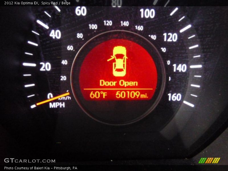 Spicy Red / Beige 2012 Kia Optima EX