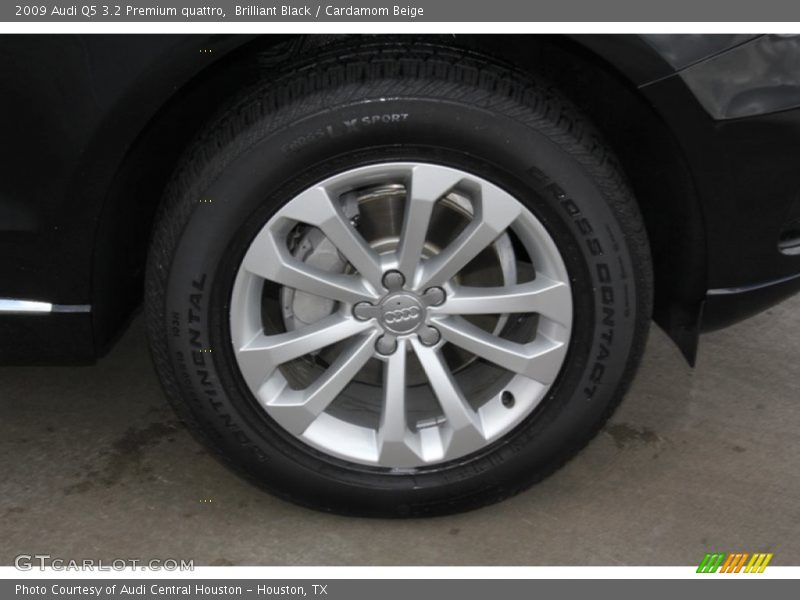 Brilliant Black / Cardamom Beige 2009 Audi Q5 3.2 Premium quattro