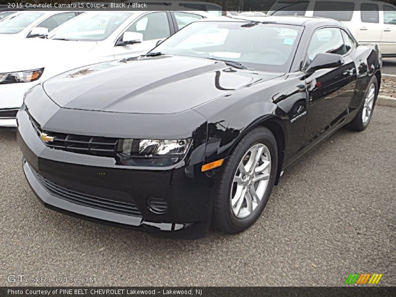 Black / Black 2015 Chevrolet Camaro LS Coupe