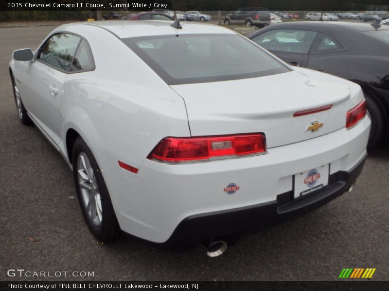 Summit White / Gray 2015 Chevrolet Camaro LT Coupe