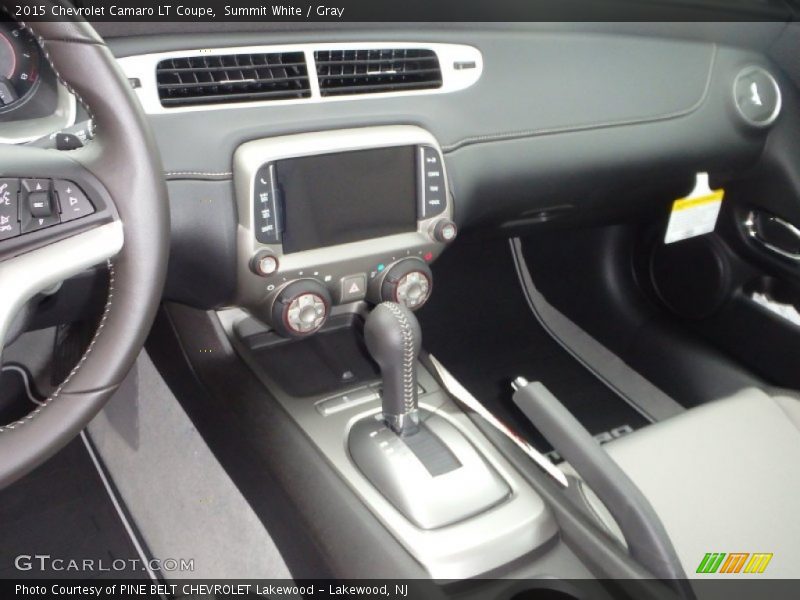 Summit White / Gray 2015 Chevrolet Camaro LT Coupe