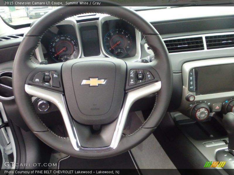 Summit White / Gray 2015 Chevrolet Camaro LT Coupe