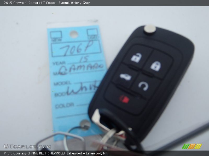 Summit White / Gray 2015 Chevrolet Camaro LT Coupe
