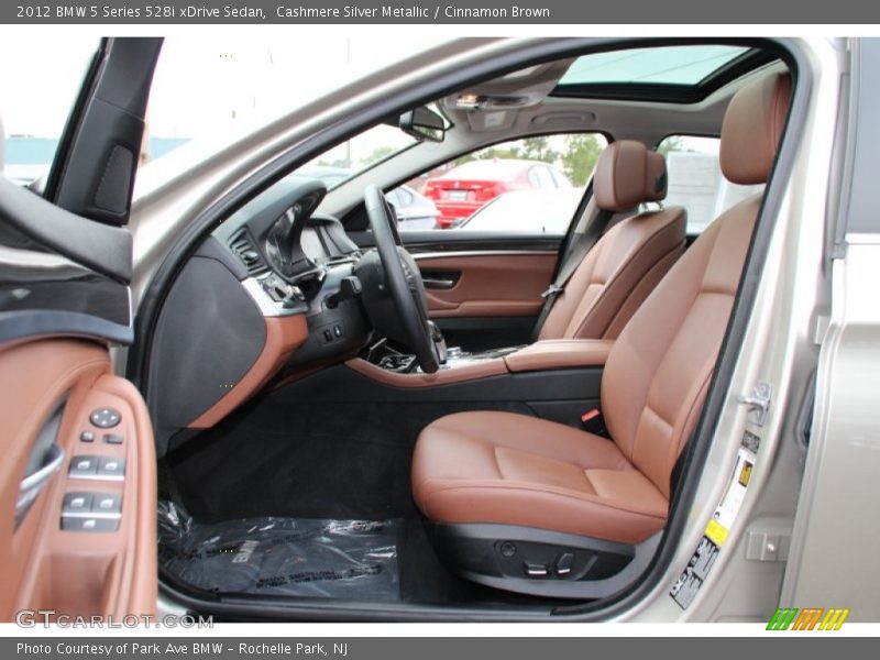 Front Seat of 2012 5 Series 528i xDrive Sedan