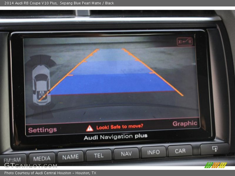 Sepang Blue Pearl Matte / Black 2014 Audi R8 Coupe V10 Plus