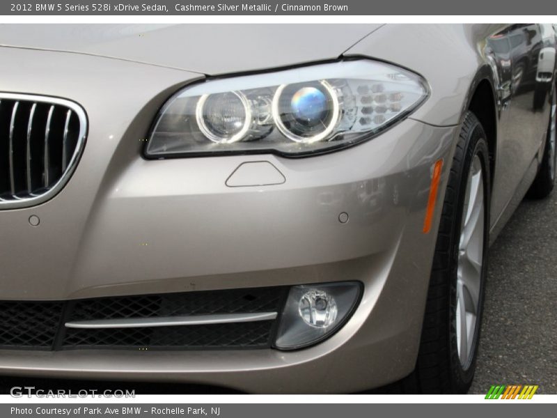 Cashmere Silver Metallic / Cinnamon Brown 2012 BMW 5 Series 528i xDrive Sedan