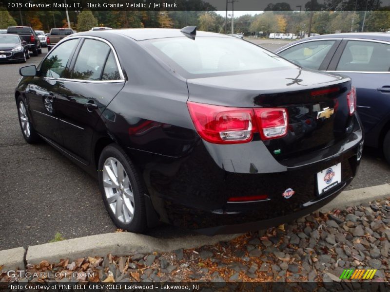 Black Granite Metallic / Jet Black 2015 Chevrolet Malibu LT