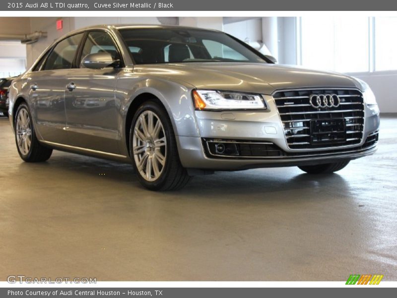 Front 3/4 View of 2015 A8 L TDI quattro