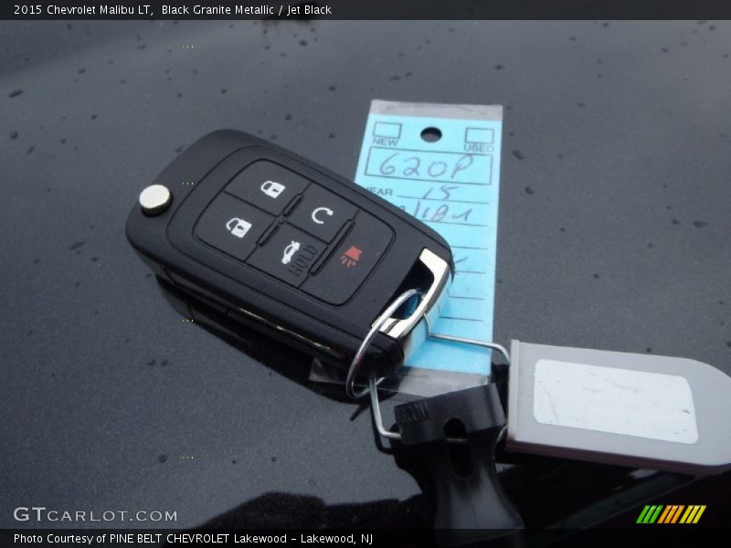 Black Granite Metallic / Jet Black 2015 Chevrolet Malibu LT