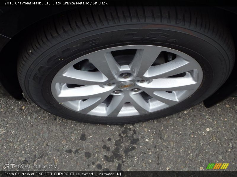 Black Granite Metallic / Jet Black 2015 Chevrolet Malibu LT
