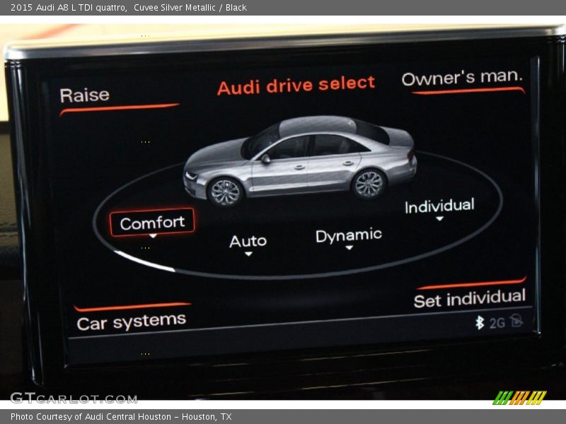 Cuvee Silver Metallic / Black 2015 Audi A8 L TDI quattro