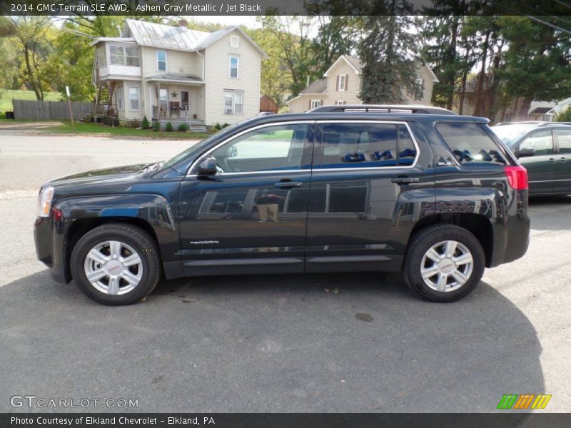 Ashen Gray Metallic / Jet Black 2014 GMC Terrain SLE AWD