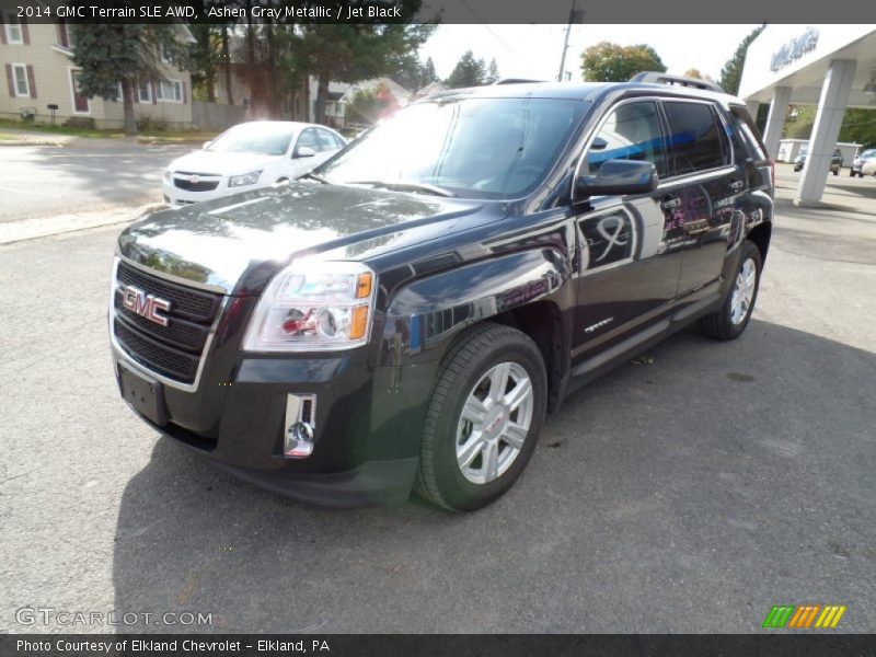 Ashen Gray Metallic / Jet Black 2014 GMC Terrain SLE AWD
