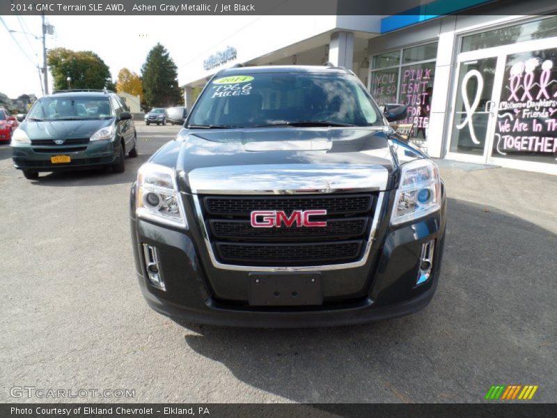 Ashen Gray Metallic / Jet Black 2014 GMC Terrain SLE AWD
