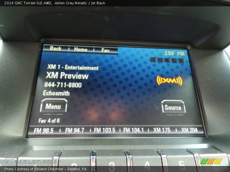 Ashen Gray Metallic / Jet Black 2014 GMC Terrain SLE AWD