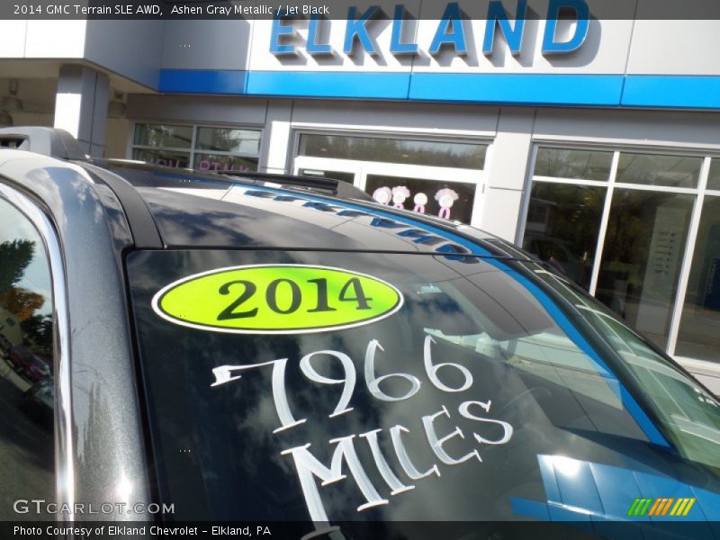 Ashen Gray Metallic / Jet Black 2014 GMC Terrain SLE AWD