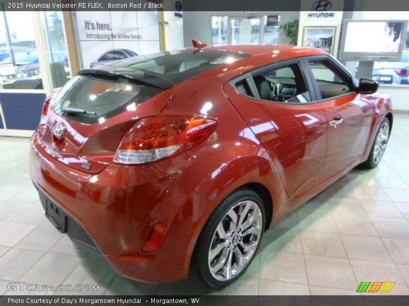Boston Red / Black 2015 Hyundai Veloster RE FLEX