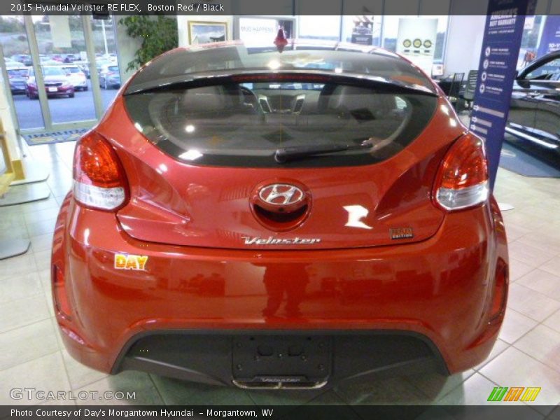 Boston Red / Black 2015 Hyundai Veloster RE FLEX